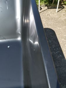 Juskys Schubkarre Garden 100 Liter Volumen - 250 kg - Luftreifen mit Metall Felge Schwarz Kunden-Foto 13