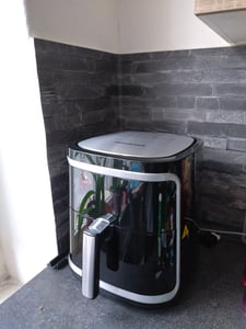 Aigostar - 7L intelligente Heißluftfritteuse, Friteuse Heissluft 1900 W Heissluftfriteuse, 7 Programmen, Warmhalten, 20 Rezepte Kunden-Foto 22