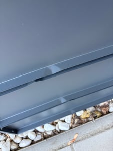 Albatros Mülltonnenbox 2er Tonne | bis 240 Liter | Anthrazitgrau RAL 7016 | verzinkter Stahl | Premium Dämpfer| Aufkleber-Set | wetterfest| verstellbare Füße| Türgriff mit Schloss | Gartenbox | entwickelt in Deutschland Kunden-Foto 6