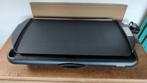 Duronic GP20, Arbeitsplatte, Aluminium, Schwarz, 520 x 270 mm, Drehregler, Oben rechts Kunden-Foto 1