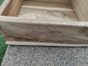 Buffet vidaXL Naturel 79 x 35 x 80 cm en bois massif de teck Photo du client 1