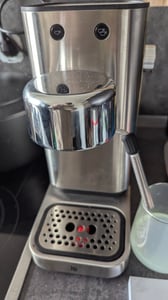 WMF Lumero 04.1237.0011, Espressomaschine, 1,4 l, Gemahlener Kaffee, 1350 W, Edelstahl Kunden-Foto 1