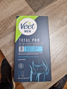 Veet Total Pro Intim-Haarentfernungscreme 100 ml + Balsam 50 ml Kunden-Foto 1