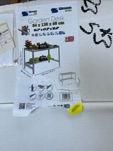SIMONGARDEN DESK 1500x600 CINZA/GALVA Anzuchttisch Kunden-Foto 4