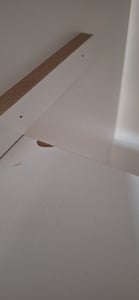 Tavolino da toilette Armadio per il trucco con specchio e sgabello per la camera da letto Katrina Foto del cliente 3