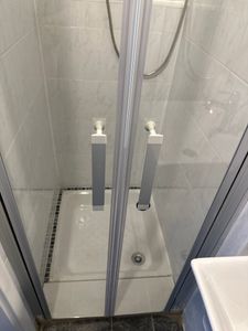 70cm Dusche doppelt Tür 