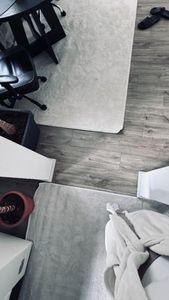TT Home Wohnzimmer Teppich Kurzflor Anti-Rutsch Rückseite Unifarben Modern Waschbar Größe 160x220 cm Kunden-Foto 3