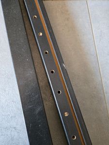 VCM Glasvitrine stehend | Vitrine Glas mit ESG-Sicherheitsglas | Maße ca. H. 115 x B. 59 x T. 18 cm | Standvitrine Glas | Modern und platzsparend | Glas Vitrinenschrank – Lumo Maxi Spiegel Kunden-Foto 4