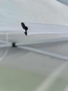 FCH Faltpavillon 3 x 3m Pop Up Pavillon Faltbar Wasserdicht Gartenzelt, UV-Schutz 50+ Pavillons & Partyzelte Festzelt mit 4 Seiten, Weiß Kunden-Foto 40