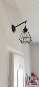 EGLO Wandlampe Tarbes, 1 flammige Vintage Wandleuchte im Retro Look, Material: Stahl, Farbe: Schwarz, Fassung: E27 Kunden-Foto 1