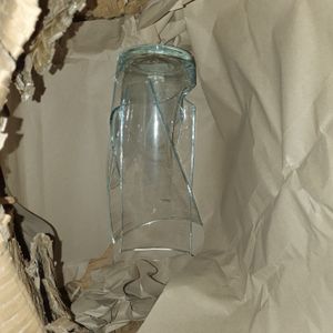 Dekoglas, Vase CONICAL konisch rund H. 25cm D. 14cm transparent Glas Hakbijl Kunden-Foto 1