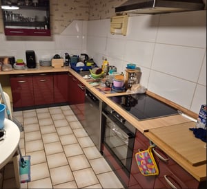 Skříňka na vestavěnou troubu Vicco R-Line Červená vysoký lesk 60 cm bez pracovní desky, Model 34924 Fotografie od zákazníka č. 2