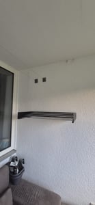 Vitapur Vitapur nástenný sušiak - Skladací sušiak - Sušiak - Závesný sušiak - Sušiak na oblečenie - 80 x 40 cm - Dĺžka sušenia 4 metre - Čierny Fotografia od zákazníka č. 8