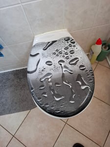 Grafner WC Sitz aus MDF stabile Qualität Six Stones mit Absenkautomatik Soft Close Kunden-Foto 2