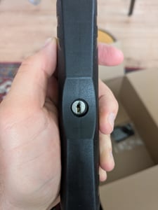 ABUS 37887, zámok v tvare písmena U, Čierna, Kľúč, 109 mm, 230 mm, 1,16 kg Fotografia od zákazníka č. 2
