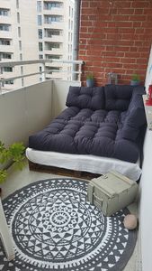 Sun Garden Palettenkissen | Paletten Kissen Set, 3-tlg. | Outdoor geeignet Kunden-Foto 2