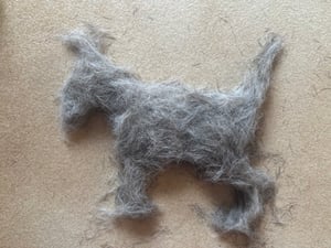 Ultra-Silikonbürste zum Entfernen von mittellangem bis langem Fell mit zusätzlicher Badefunktion Kunden-Foto 5