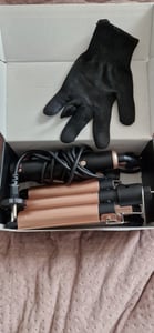 Lockenstab Set 5 in 1 mit 3 Fässer, Lockenstab große Locken Lockenstäbe Einstellbare Temperatur Lockenwickler mit Welleneisen Keramikbeschichtung Curl Kunden-Foto 2