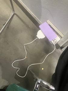 Baseus Airpow Lítium-polymérová powerbanka 20 W Blue - Batérie Fotografia od zákazníka č. 1