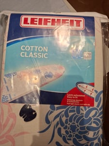 LEIFHEIT Bügeltischbezug Cotone Classic M mit Spannclip 125x40cm 183540 4006501715982 Foto del cliente 1