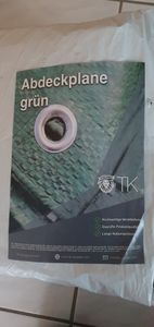 2x3 m Plane & Schutzplane grün - Gartenplane & Allzweckplane wasserdicht - 150 g/m² grün, Abdeckplane mit Ösen für Zeltunterlage - Gewebeplane Kunden-Foto 1
