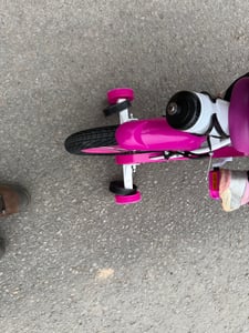 Actionbikes Kinderfahrrad Daisy 16 Zoll | Kinder Fahrrad - V-Brake Bremsen - Kettenschutz - Fahrradständer - Stützräder - Mädchenfahrrad - 4-7 Jahre Kunden-Foto 1