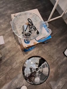 Ventilateur sur pied Ravanson WT-7040SN INOX Photo du client 1