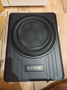 SucceBuy Subwoofer sottosella per auto da 8" 400 W, subwoofer audio attivo sottile, amplificatore integrato, ingresso di livello alto/basso e controllo del volume per SUV, auto, camion, camper Foto del cliente 1