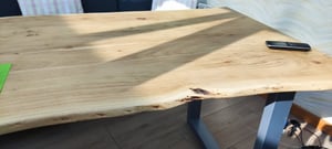 SAM® Esstisch Baumkante massiv Akazie natur 240 x 100 schwarz QUINN Kunden-Foto 3
