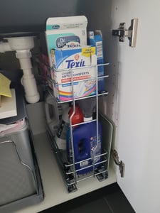 Unterschrankauszug 2 Etagen Küchenauszug Schrankauszug mit Softclose – Bodenmontage für Schränke 250 mm Kunden-Foto 1