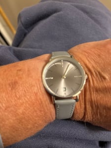 Elegante Damen-Armbanduhr mit schwarzem Kunstlederarmband – klassisch & stilvoll Kunden-Foto 1