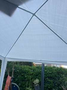 TolleTour Pavillon Wasserdicht – Terrassenpavillon mit Verbolzung, perfektes Gartenzelt für Partys Blau 3x3m Kunden-Foto 1