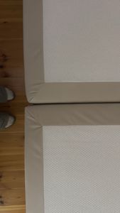 MEBLINI Boxspringbett mit Bettkasten - Gepolstert Doppelbett mit Matratze und Topper - Polsterbett mit Stauraum - Bett mit Kopfteil - Stauraumbett - TAPO 2 - 180x200 - H3/Rosa Samt Kunden-Foto 2