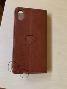 Funda tipo cartera vintage para Apple iPhone XS Max, funda delgada con bolsillo trasero Foto del cliente 1