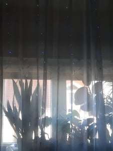 3x3m 300 LED Rideau lumineux Intérieur Dimmable Coloré Rideau lumineux avec 12Modes Télécommande USB pour Mariage Fête Noël Mur Chambre Décoration Photo du client 1
