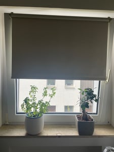 Verdunklungsrollo 100x130cm Schwarz Thermorollo Fensterrollo Klemmfix ohne Bohren Seitenzugrollo Sonnenschutz Wärmeschutz Blickdicht Rollo Kunden-Foto 3