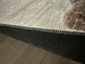 TT Home Wohnzimmer Teppich Kurzflor Anti-Rutsch Rückseite Unifarben Modern Waschbar Größe 160x220 cm Kunden-Foto 7
