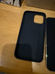 Schwarze Hülle für iPhone - handyhülle mit Displayschutz – IPhone 14 Pro Max / ohne Kunden-Foto 1