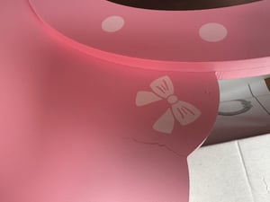 Playtive Schminktisch Kosmetiktisch Mädchen Hocker Spiegel Holz inkl. Zubehör Kunden-Foto 9