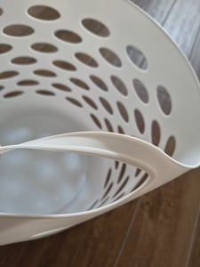 5Five Flexibler Waschekorb/Aufbewahrungskorb - weis - 28 Liter Kunden-Foto 1