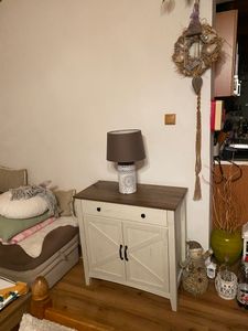 Kuchyňská skříňka VASAGLE, příborník se zásuvkami, skříňka s dvířky, nastavitelná police, venkovský styl, do kuchyně v obývacím pokoji, 40x80 x80cm Fotografie od zákazníka č. 2
