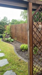 BOOGARDI Weidenmatte in 20 Größen · 80x500cm · Sichtschutzmatte Weide Balkonverkleidung Gartenzaun Sichtschutz Garten Balkon Sichtschutzzaun Holz Kunden-Foto 3