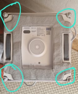 8 Stück Reinigungspad für ECOVACS WINBOT W2 PRO / W2 PRO Omni / W2 Omni / W2 / W1 Pro / W1 Fensterputzroboter, Waschbare Mikrofaser Wischtücher reinigen effektiv Flecken und Staub von Fenstern Kunden-Foto 1