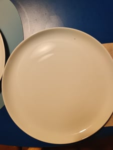 Seltmann Weiden Speiseteller LIDO rund DH 26,2 x 2,4 cm weiß , Essteller, Speiseteller Porzellan, Teller ,2. Wahl mit kleinen optischen Schönheitsfehl Kunden-Foto 2