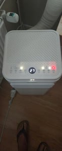 MalTec klimatizace Klimatizace Mobilní odvlhčovač vzduchu 2,6 kW Aplikace WiFi IcePRO2600 až 22 l/den Chlazení Suchá ventilace Bílá Fotografie od zákazníka č. 4