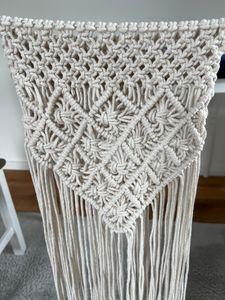 Makramee Garn 3mm x 300m, 100% natürliche Baumwolle , Baumwollseil Baumwollgarn, superweiches Garn für DIY Basteleien , Pflanzen - Hängekörbe, Wandteppiche, Stricken, Wanddekoration und recycelbar Kunden-Foto 1