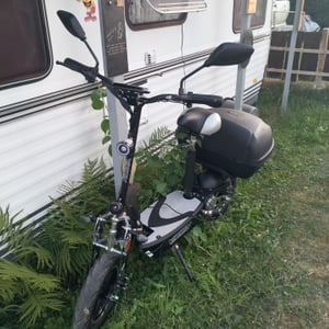 Scooter elettrico 1000W E-scooter con omologazione stradale - VR-1500-EEC 35km/h, ciclomotore elettrico con omologazione, pieghevole, e-moped, scooter - nero Foto del cliente 2