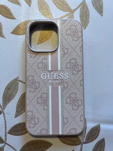 Guess Guhmp13Lp4Rpsp Hülle Für Iphone 13 Pro / 13 - Rosa 4G Bedruckte Streifen Magsafe Kunden-Foto 3
