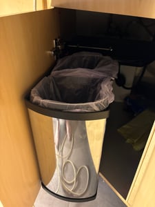 Hailo Duo 3416. Abfallsammler, weiß.  - Mülleimer Kunden-Foto 1