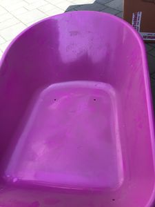 Schubkarre Pink Serie 65, 80 kg Tragkraft, 130,5 cm (L) x 61 cm (B) x 62 cm (H) Kunden-Foto 1